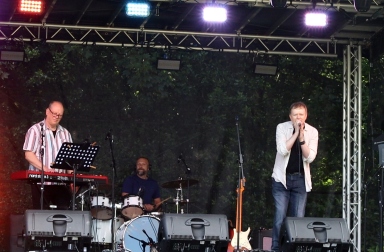 Jules, Dan & Dave at Verdin Park Music Festival, Northwich, 2024